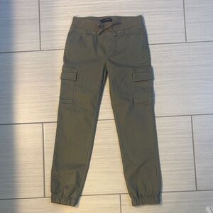 Vanilla Star Girls army Green Joggers. Size 8